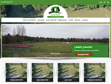 Tablet Screenshot of golflesrivieres.ca